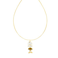 Prosperity Fish Omega Chain Necklace