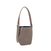 Julia Tote in Taupe Suede
