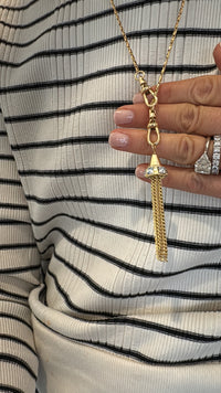Vintage Inspired Tassel Necklace