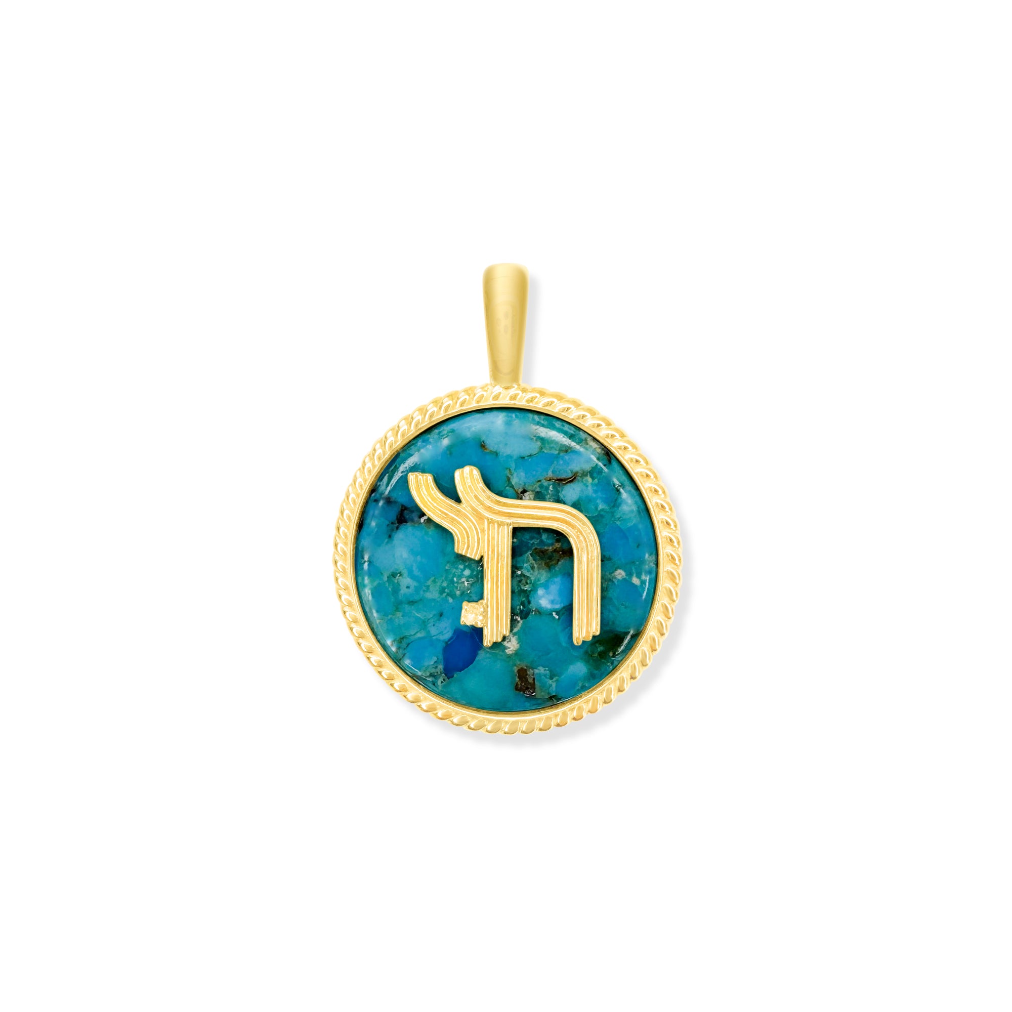 Deco Chai Charm in Turquoise