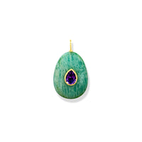 Amazonite Pear Shape Charm
