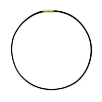 Sleek Black Leather Choker