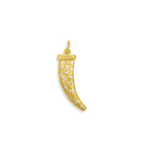 Textured Horn Charm