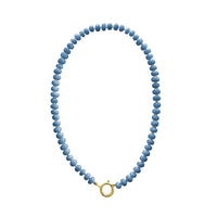 Wheel Angelite Charm Enhancer Necklace