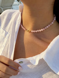 Kunzite Charm Enhancer Necklace