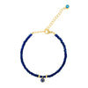 Sapphire Birthstone Evil Eye Bracelet