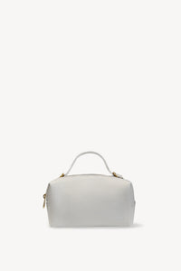Carrie Mini Leather Top-Handle in White