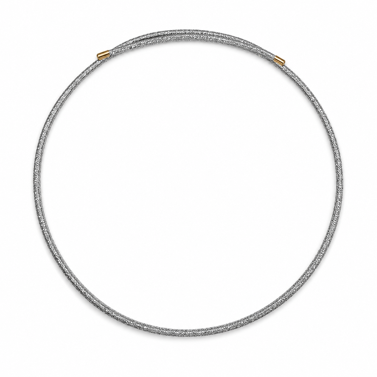 Silver Tone Adjustable Magnetic Cord