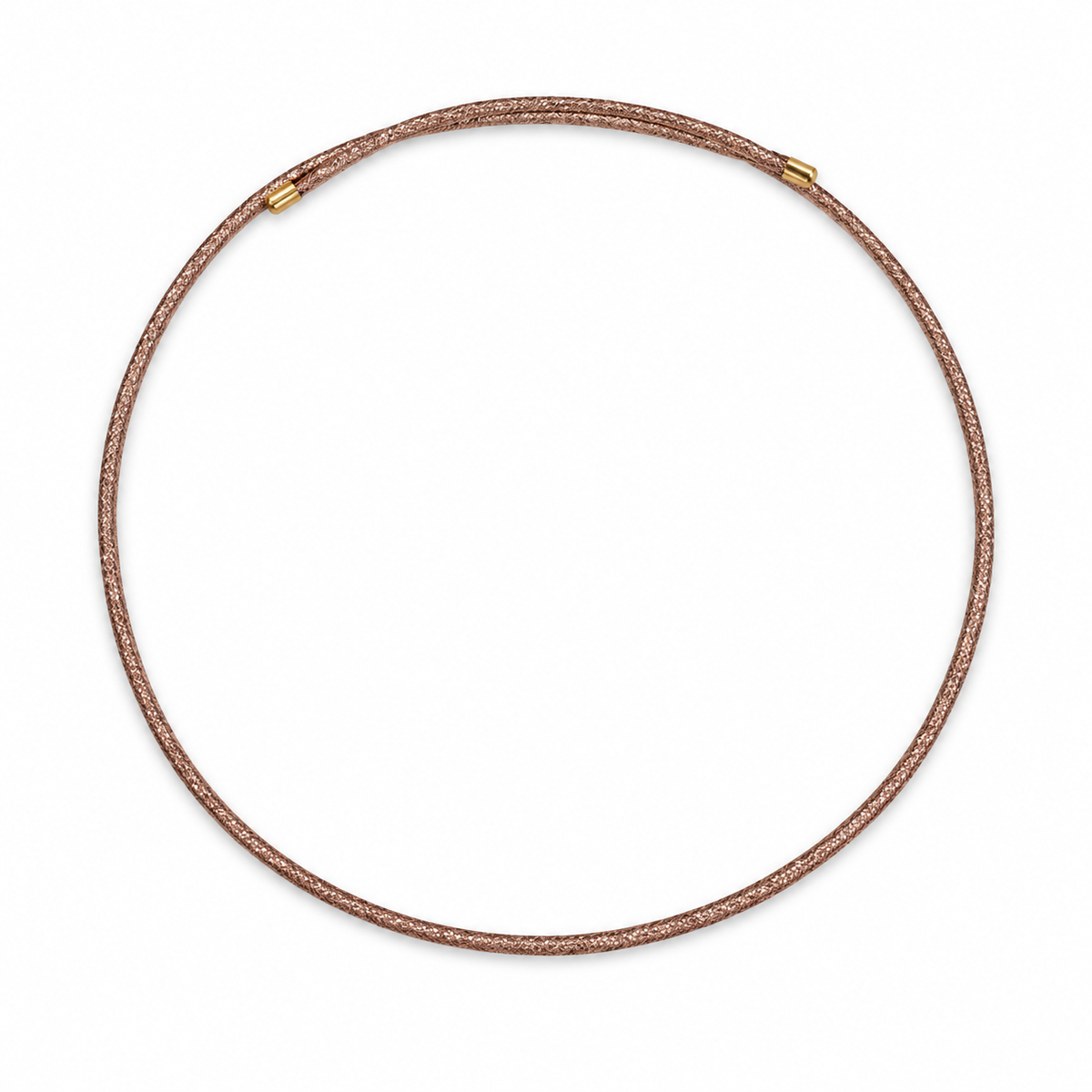 Rose Gold Tone Adjustable Magnetic Cord