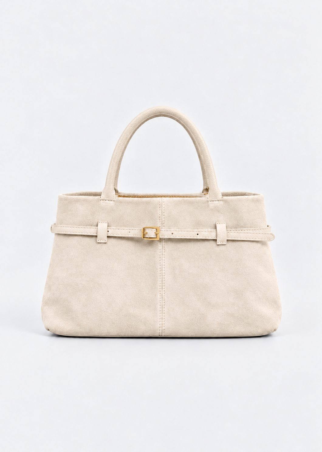 Estelle Elongated Tote In Winter Cream