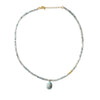 Blue Tide Topaz and Turquoise  Necklace