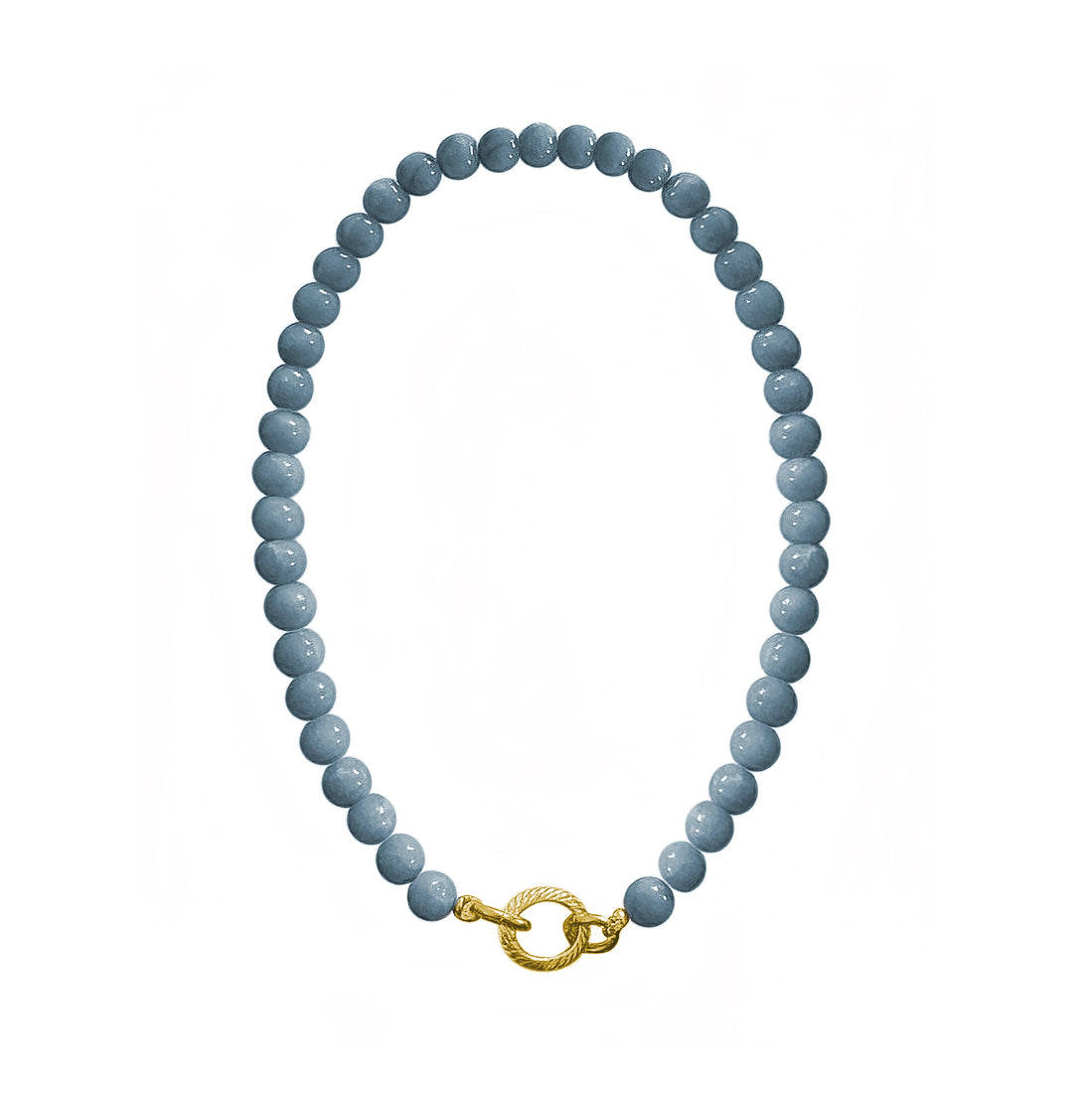 Angelite Charm Enhancer Necklace