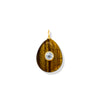 Tiger Eye Pear Shape Charm