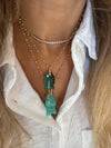 Malachite Fish Charm
