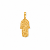 Medium Textured Hamsa Charm