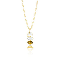 Prosperity Fish Paperclip Necklace