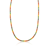 Rainbow Microseed Necklace