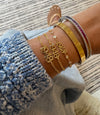 1948 Gold Vermeil Bracelet with Cuban Link Chain
