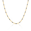 Gunmetal and Gold Box Layering Chain