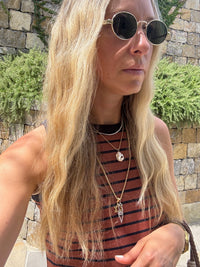 Yellow Gold Plated Ball Chain Necklace 20 Inches