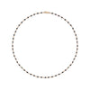 Dainty Moonstone Bead and Chain Necklace