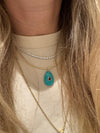 Amazonite Pear Shape Charm