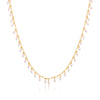 Pearl Drop Gold Plated Bead Necklace