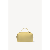 Carrie Mini Leather Top-Handle in Butter Yellow
