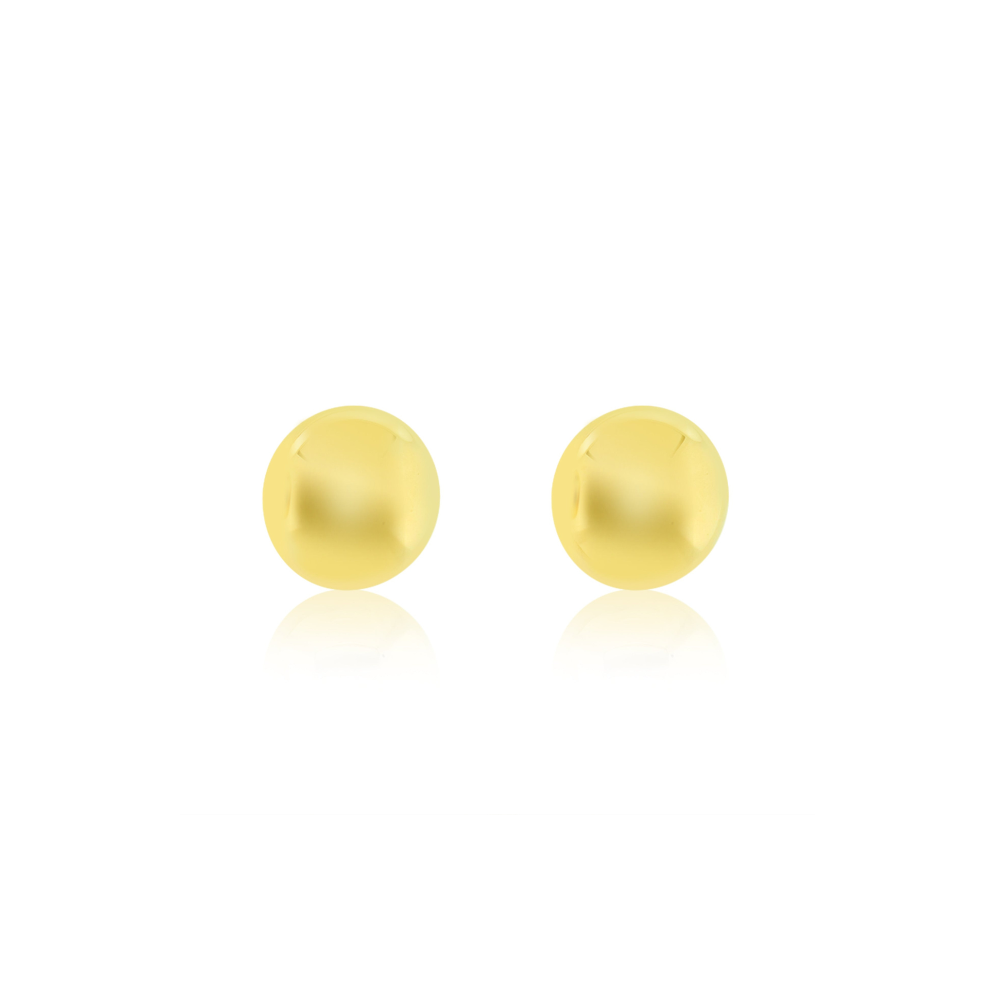 Gold Plated Ball Earrings