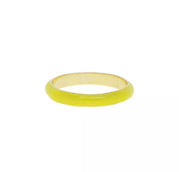 yellow enamel ring