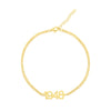 1948 Gold Vermeil Bracelet with Cuban Link Chain