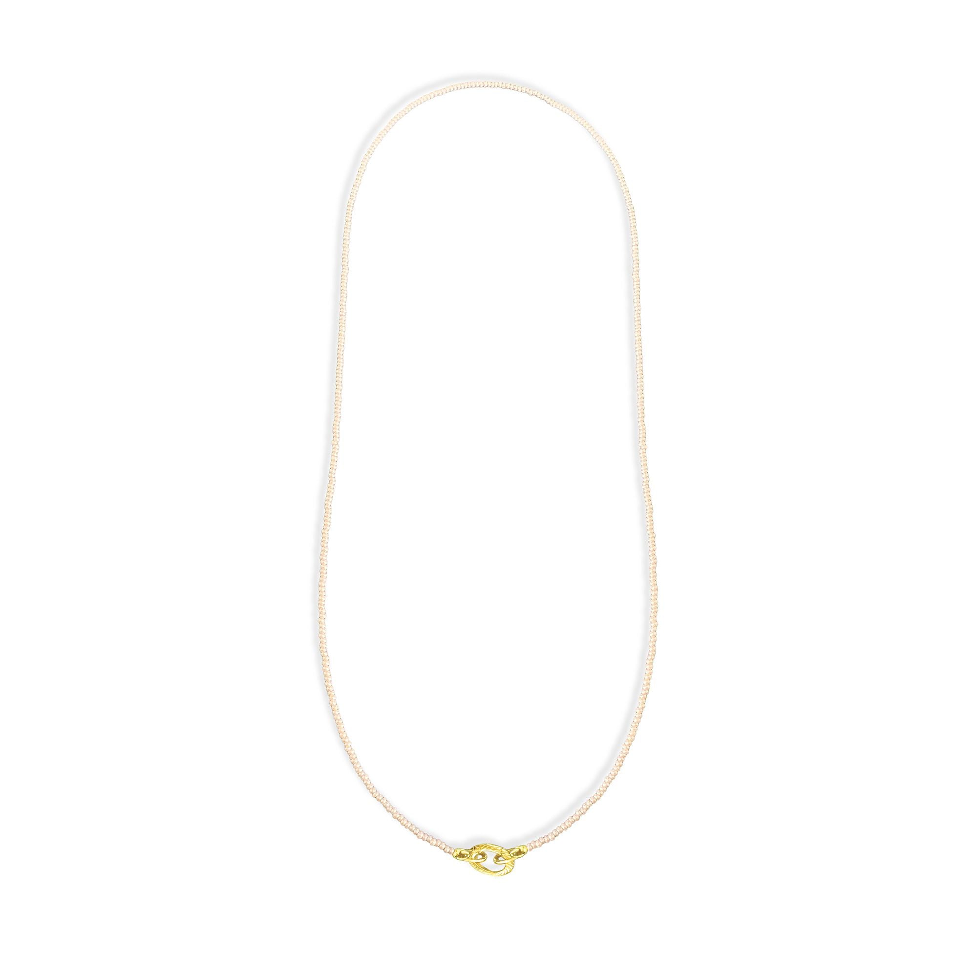 Heirloom Oval Clasp Pearl Charm Enhancer Necklace