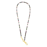 Watermelon Tourmaline Charm Enhancer Necklace