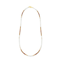 Ombre Champagne Long Strand Necklace