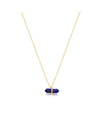 Blue Lapis Stone Bar Necklace