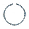 Blue Opal Bead Statement Necklace