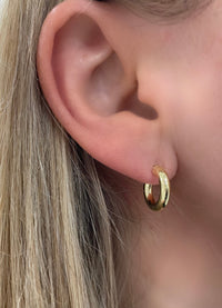 Essential Gold Plated 10mm Hoops