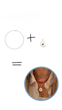 Organic Pearl Charm