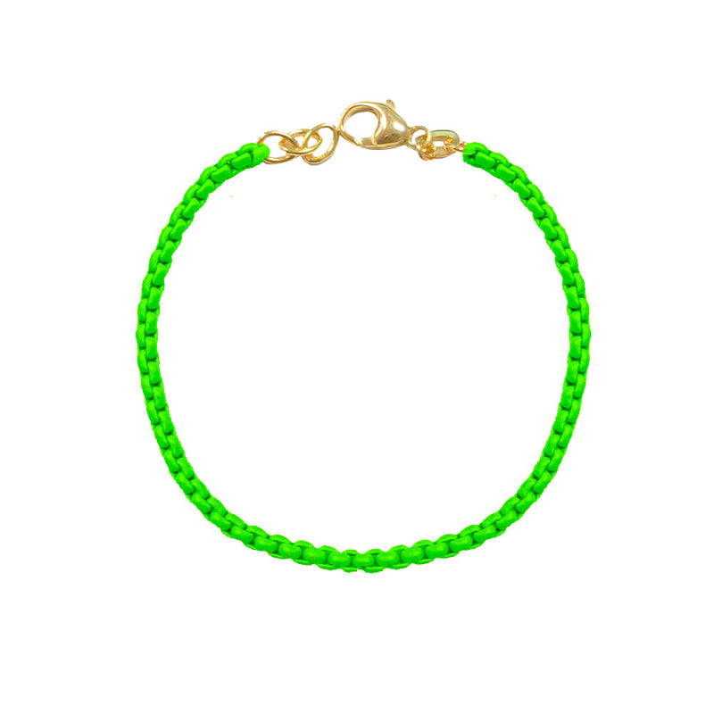 Neon Green Chain bracelet