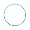 Turquoise Paperclip Chain Necklace