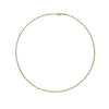 Yellow Gold Plated Ball Chain Necklace